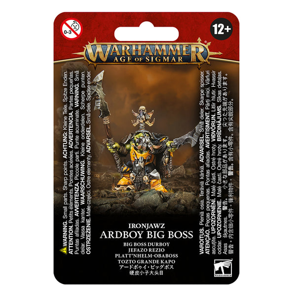 Orruk Warclans Ardboy Big Boss - Warhammer AoS