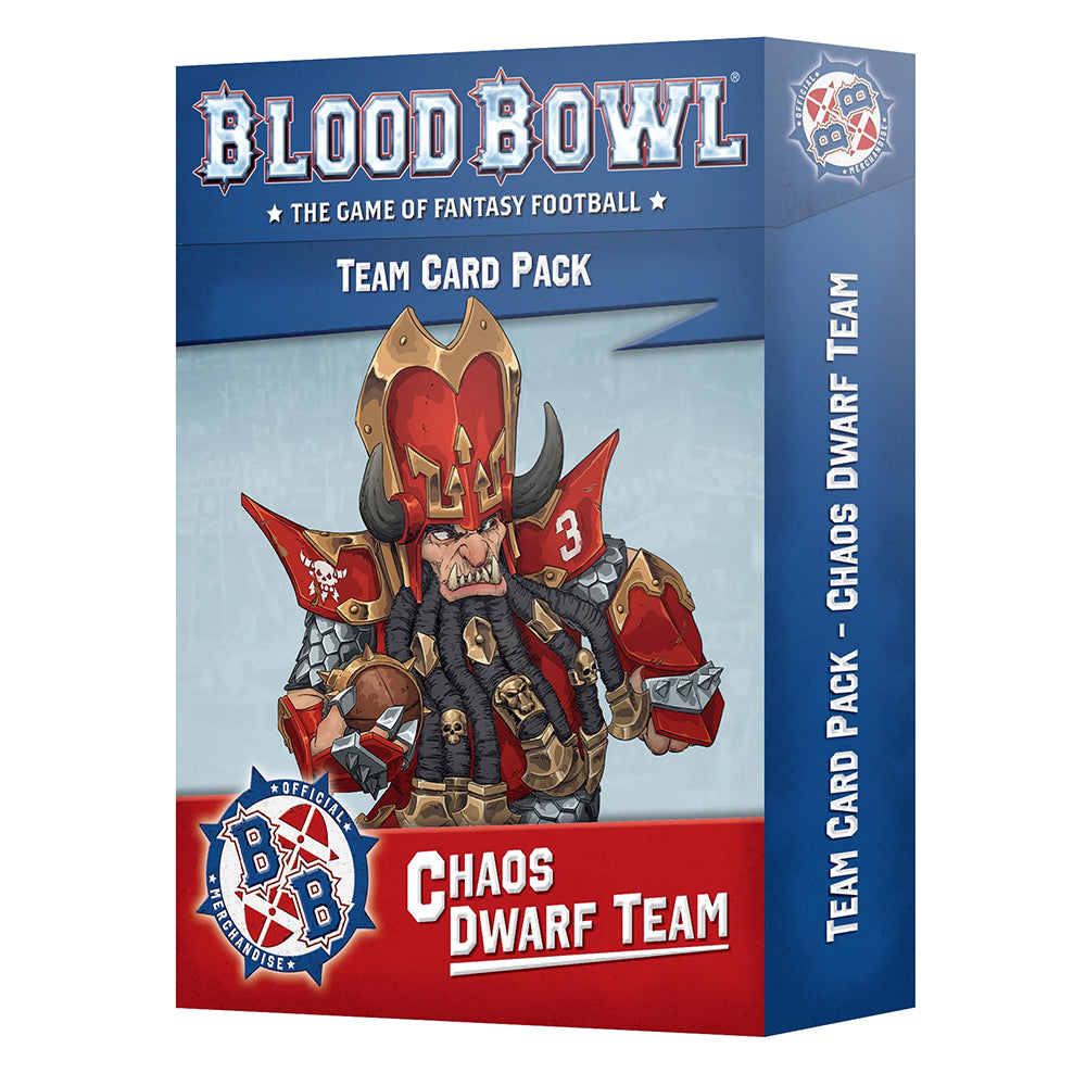 Chaos Dwarfs Cards - Blood Bowl