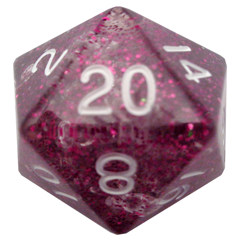 FanRoll RPG Mega Acrylic D20 – Ethereal Light Purple