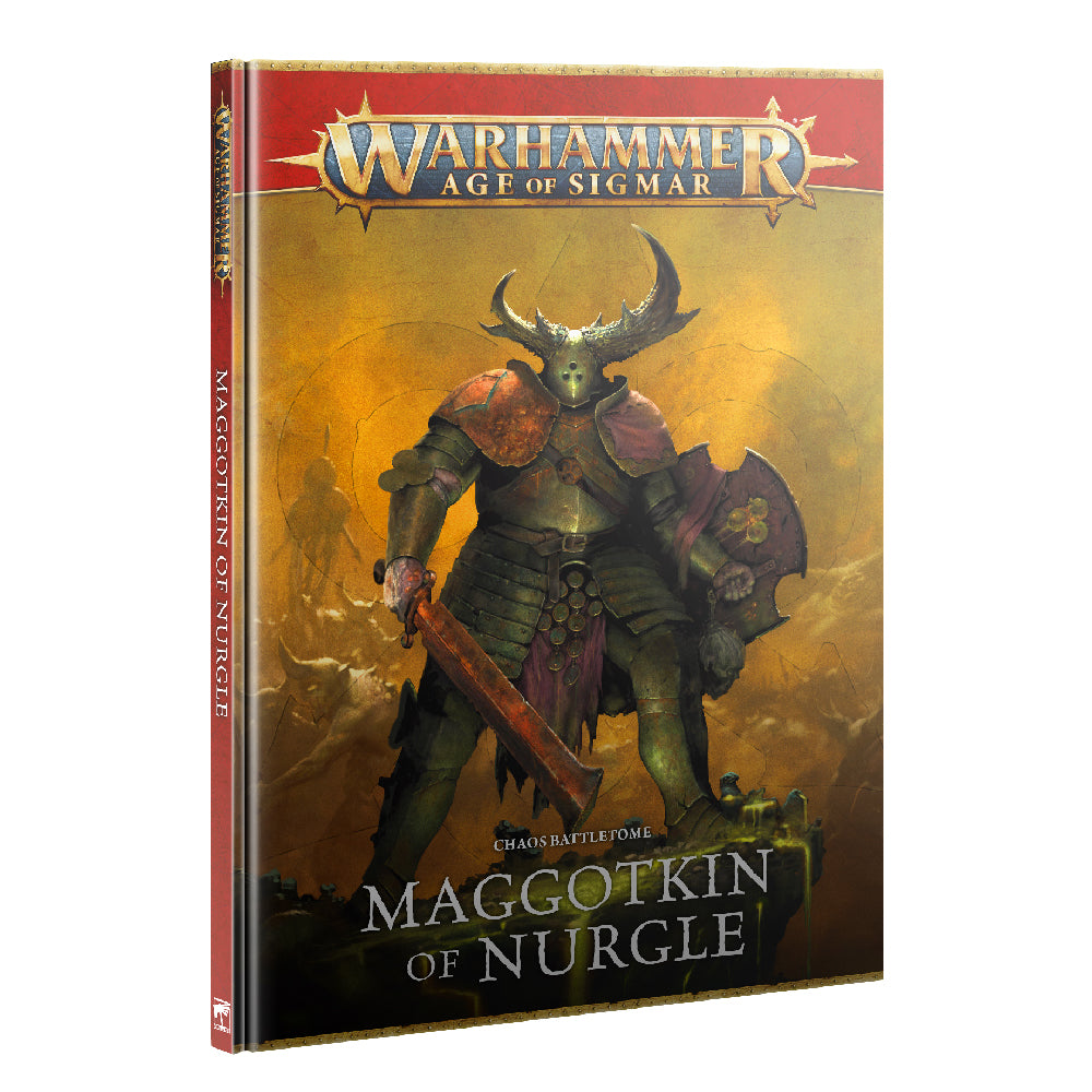 Maggotkin of Nurgle Battletome Hardback Book Cover