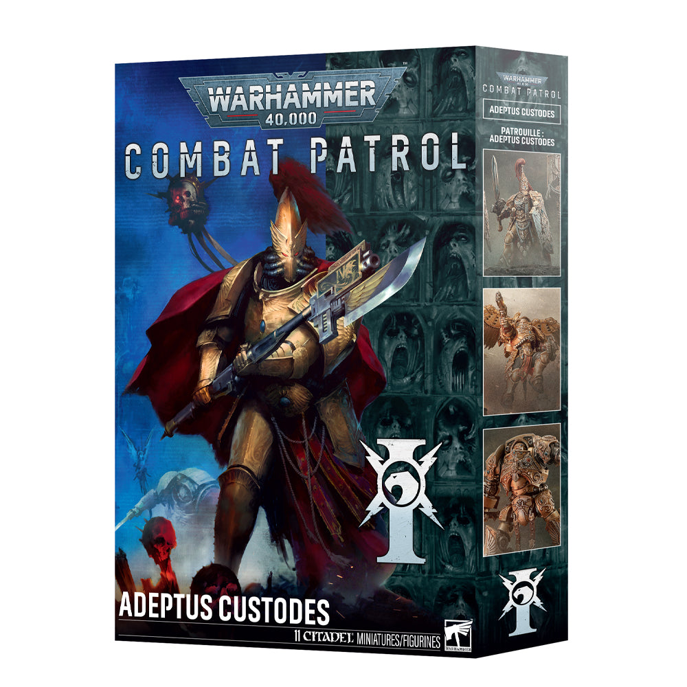 Warhammer 40,000 Adeptus Custodes 11th Edition Combat Patrol Box Render