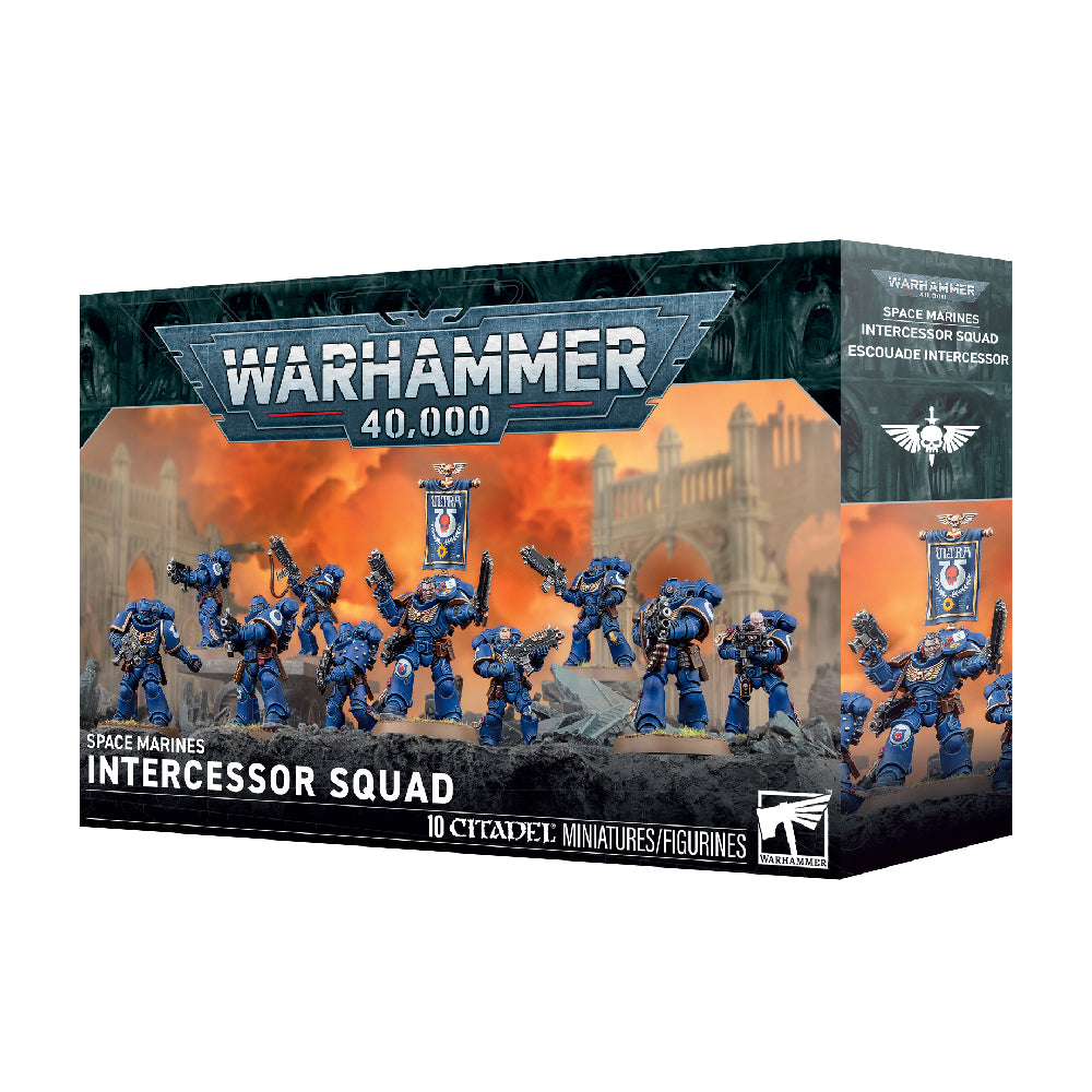 Space Marines Intercessor Squad Box Render