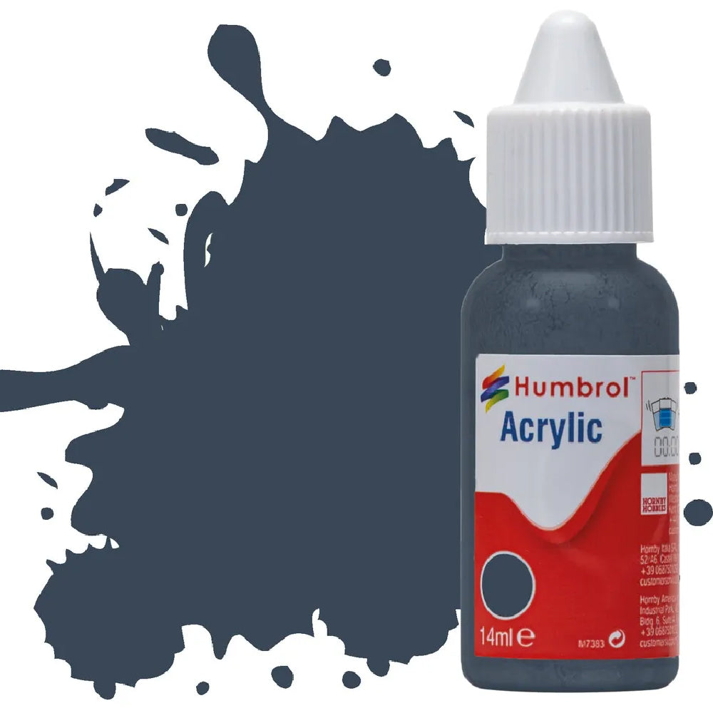 Humbrol RLM 74 Graugrun Matt Acrylic Hobby Paint 14ml Dropper Bottle