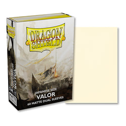 Dragon Shield Valor Dual Matt Japanese Size Sleeves x60