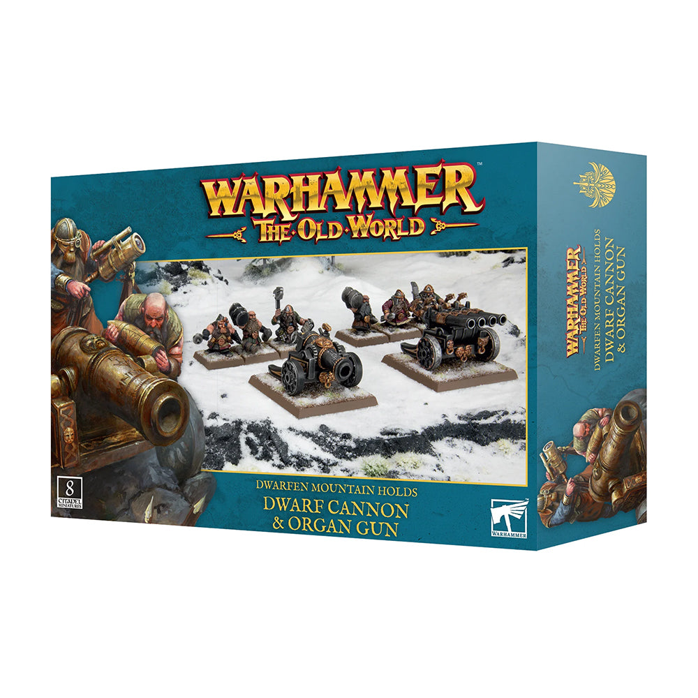 Dwarf Cannon & Organ Gun - Warhammer The Old World
