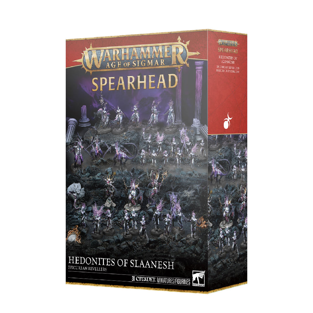 Hedonites of Slaanesh Spearhead Epicurean Revellers Box Render
