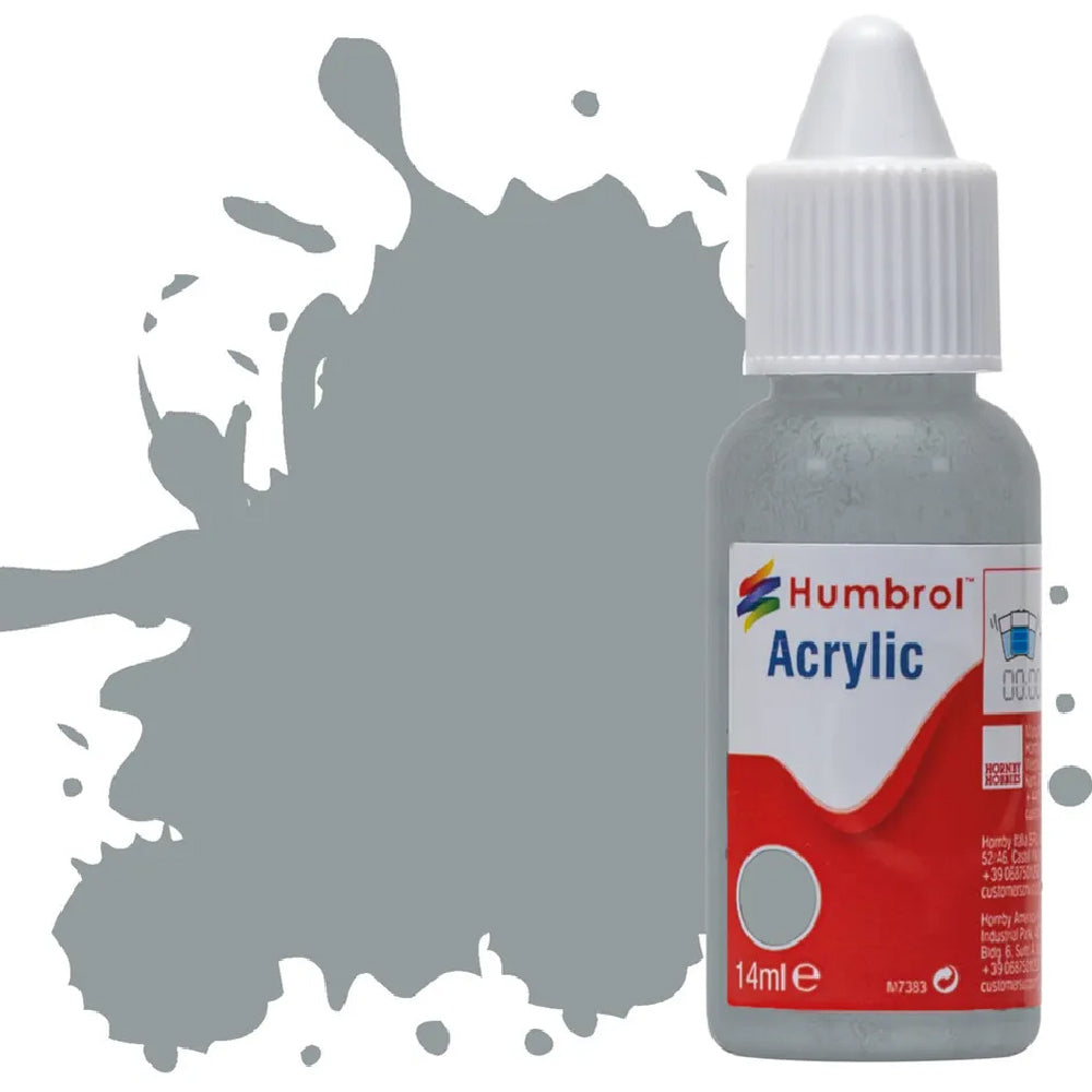 Humbrol Barley/Camouflage Grey Matt Acrylic Hobby Paint 14ml Dropper Bottle