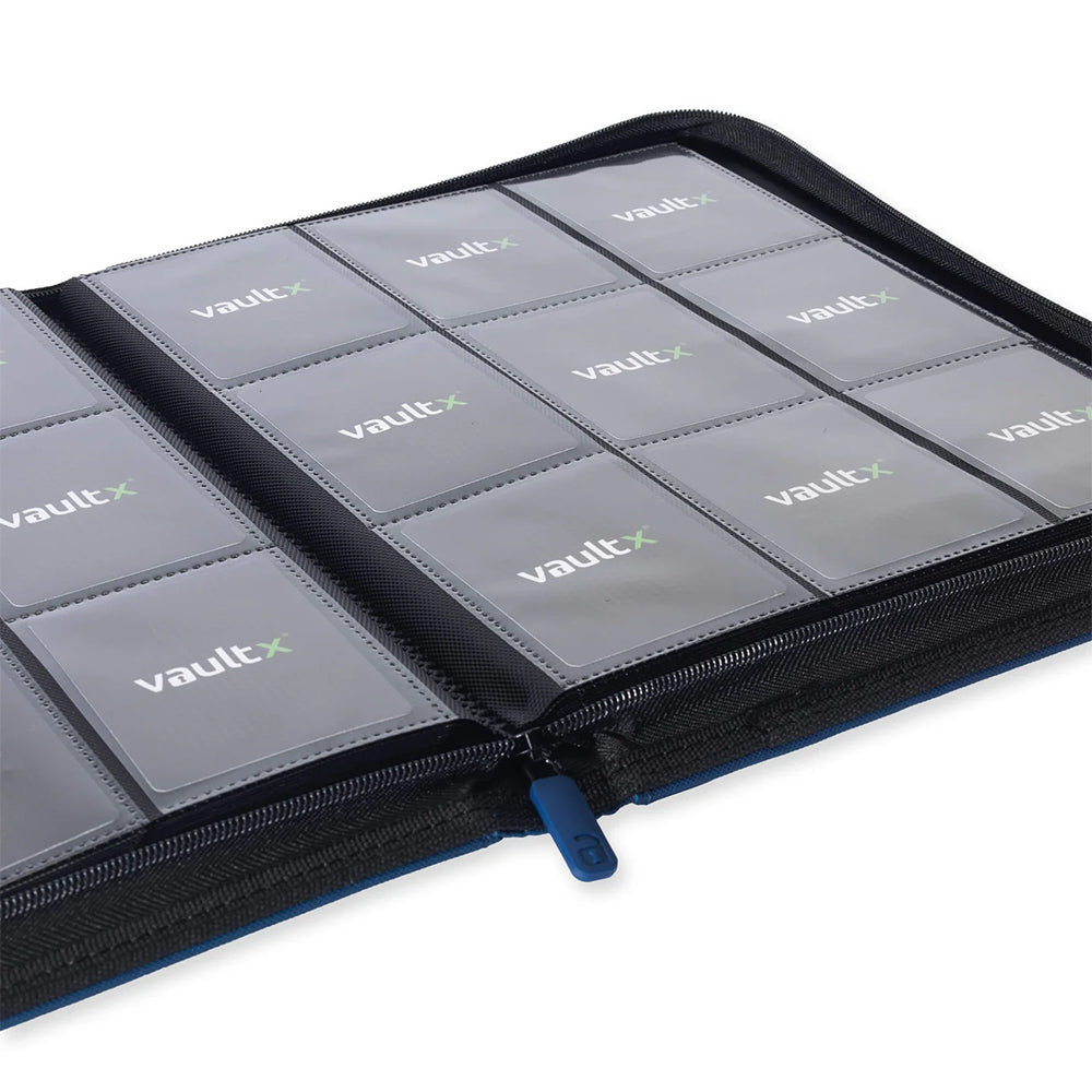 Royal Blue Vaultx 9-Pocket Zip Binder
