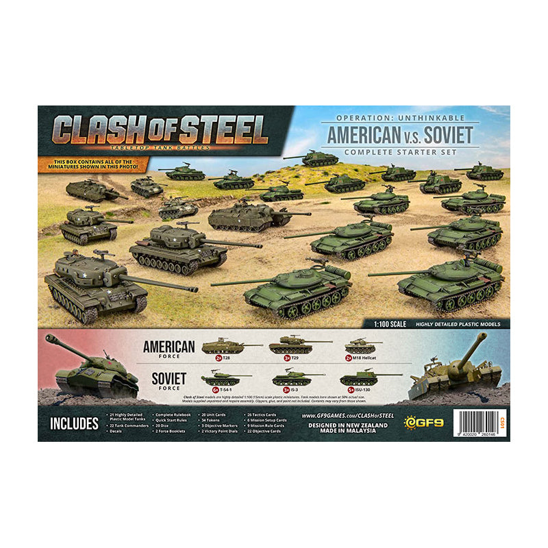 What's Inside the Clash of Steel American Vs Soviet Starter Set