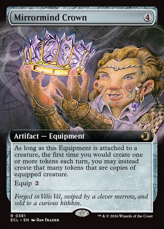 Mirrormind Crown Extended Art Lorwyn Eclipsed #381