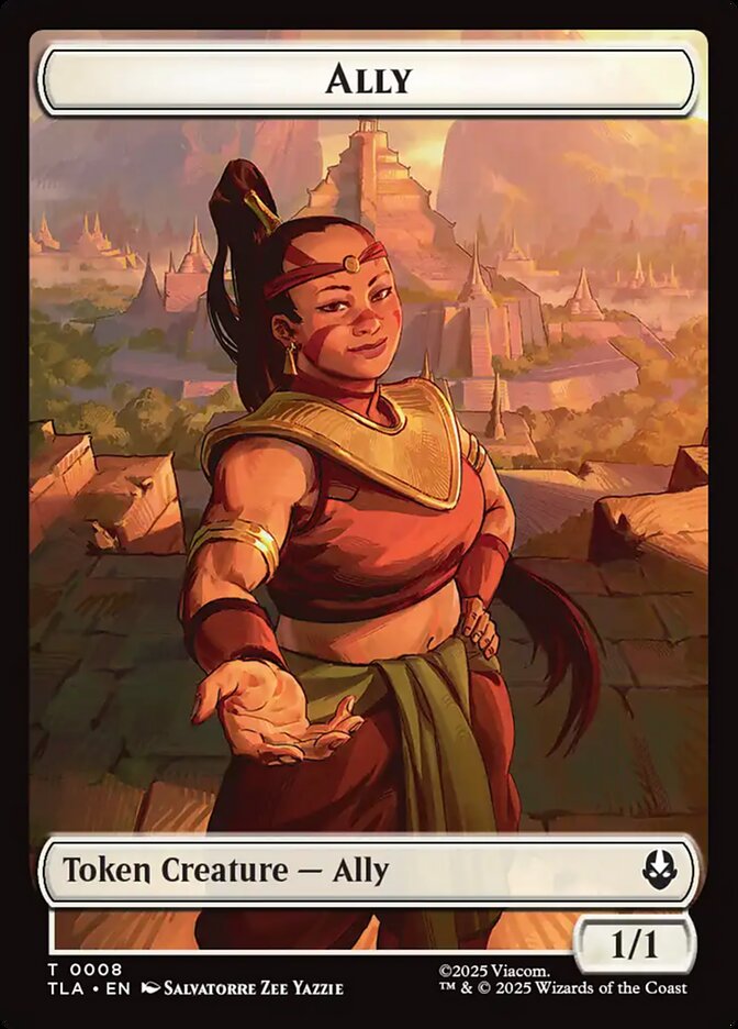 Ally Avatar The Last Airbender Token #008 MTG Single Card Front