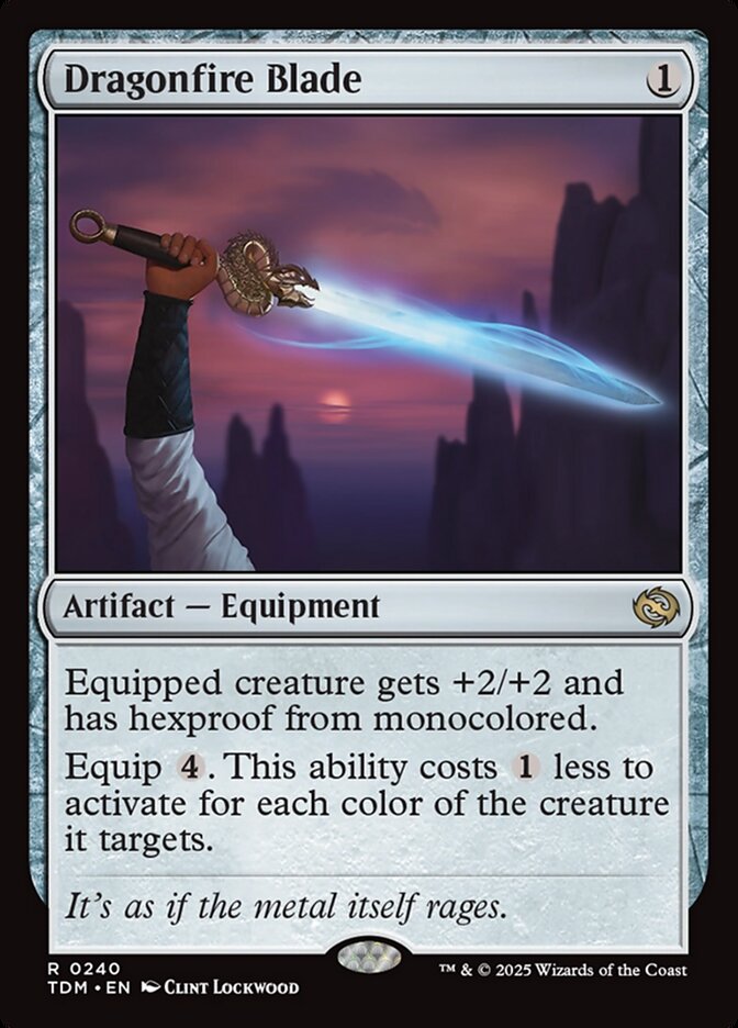 Dragonfire Blade Tarkir Dragonstorm #240