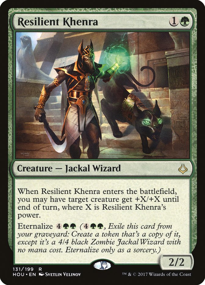 Hour of Devastation Resilient Khenra #131 Card Front