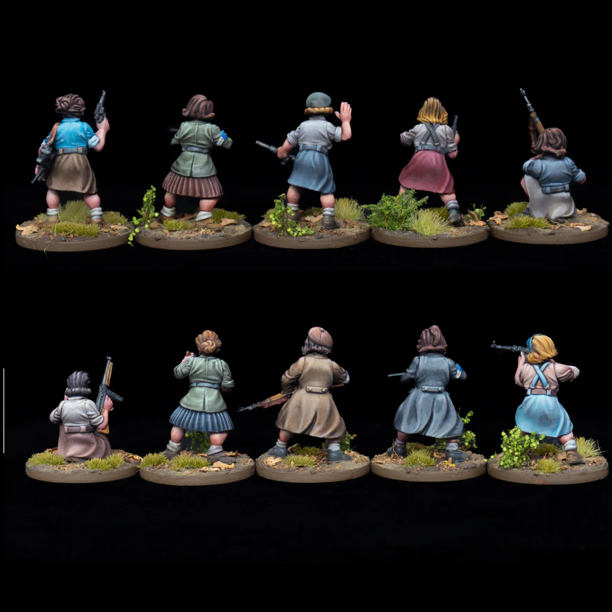 Partisans (2) French Resistance Women - World Ablaze