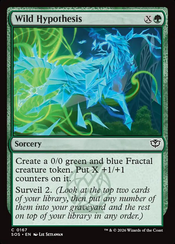 Wild Hypothesis Secrets of Strixhaven #167Card Front