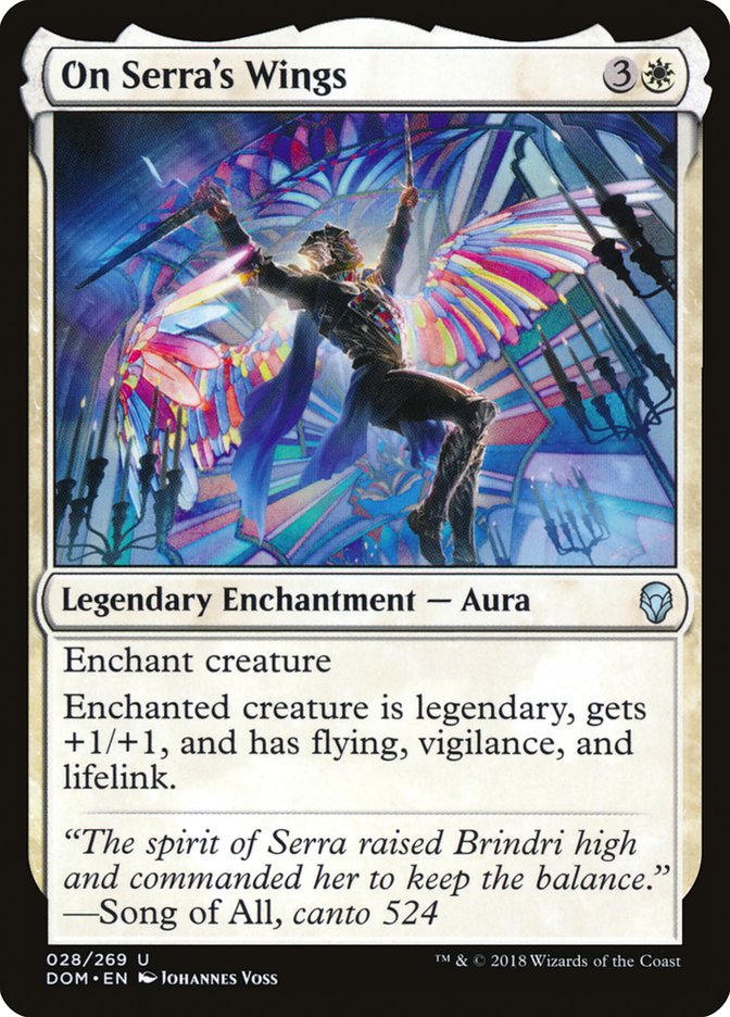 On Serra's Wings Dominaria #028