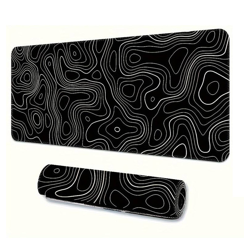 Wide Topography Stitched Edge Playmat