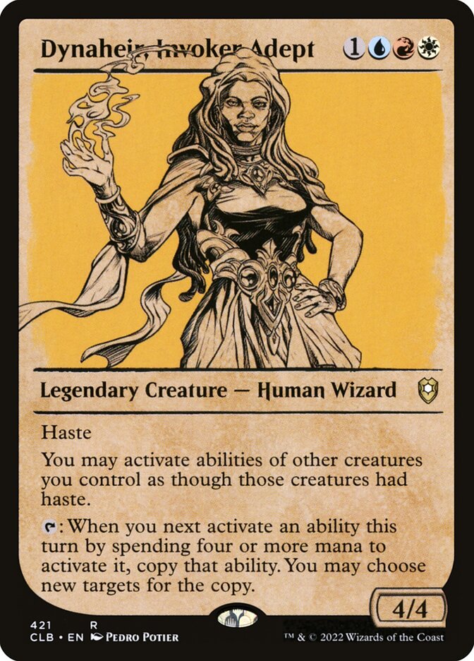 Dynaheir, Invoker Adept - Commander Legends #421 Card Front
