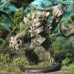Six Soul Sluagh by Oakbound Studio. A lead pewter miniature representing an animated rock and tree creature 