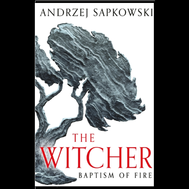 Baptism of Fire: Witcher Book 3 by Andrzej Sapkowski, paperback novel. Geralt of Rivia lies gravely injured as the land he is to protect is in dark times and he needs to find Ciri.