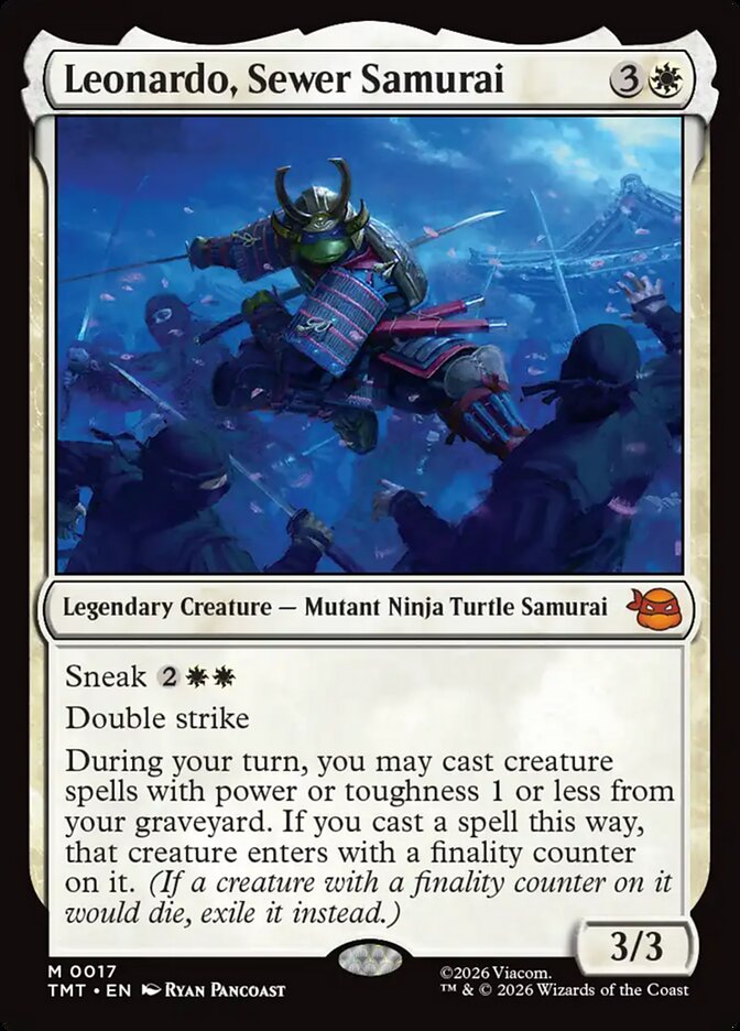 Leonardo, Sewer Samurai Teenage Mutant Ninja Turtles #017