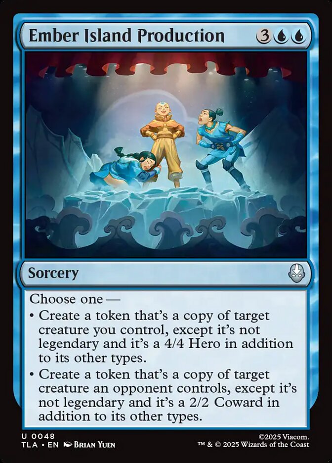 Ember Island Production Avatar The Last Airbender #048 MTG Single Card Front