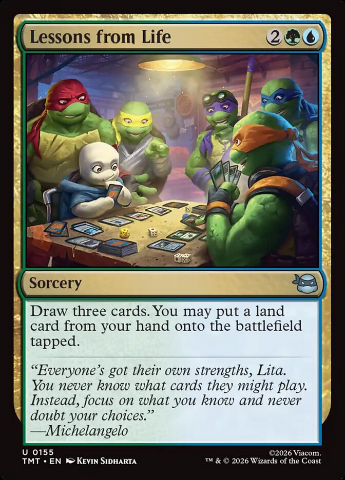 Lessons from Life Teenage Mutant Ninja Turtles #155