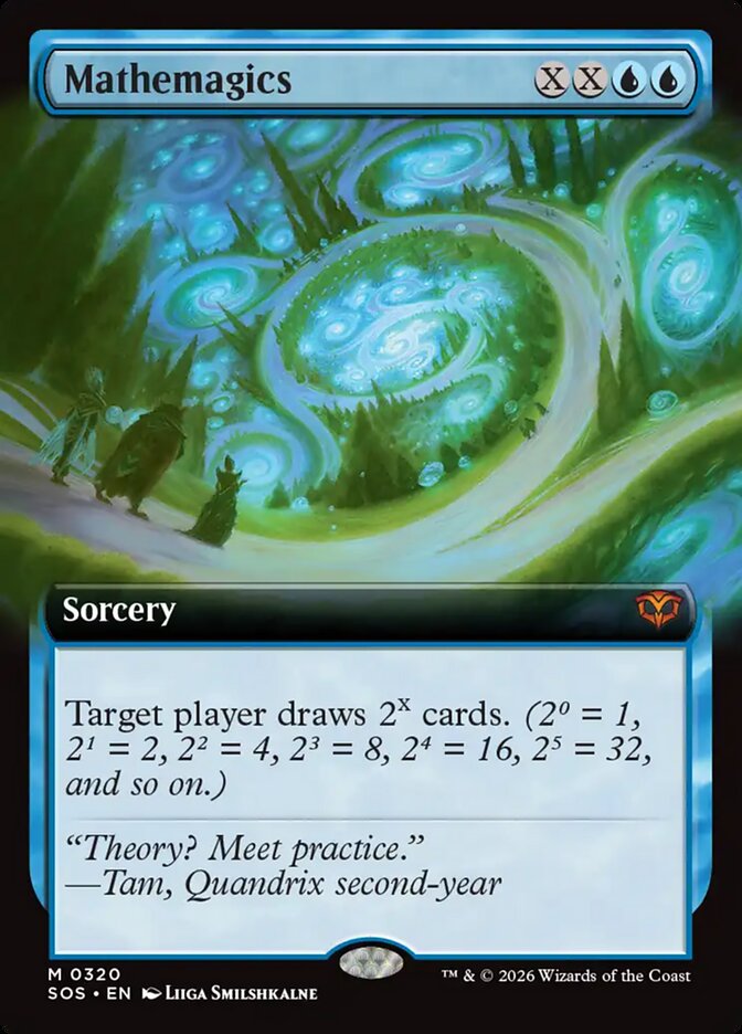 Mathemagics Secrets of Strixhaven Extended Art #320Card Front