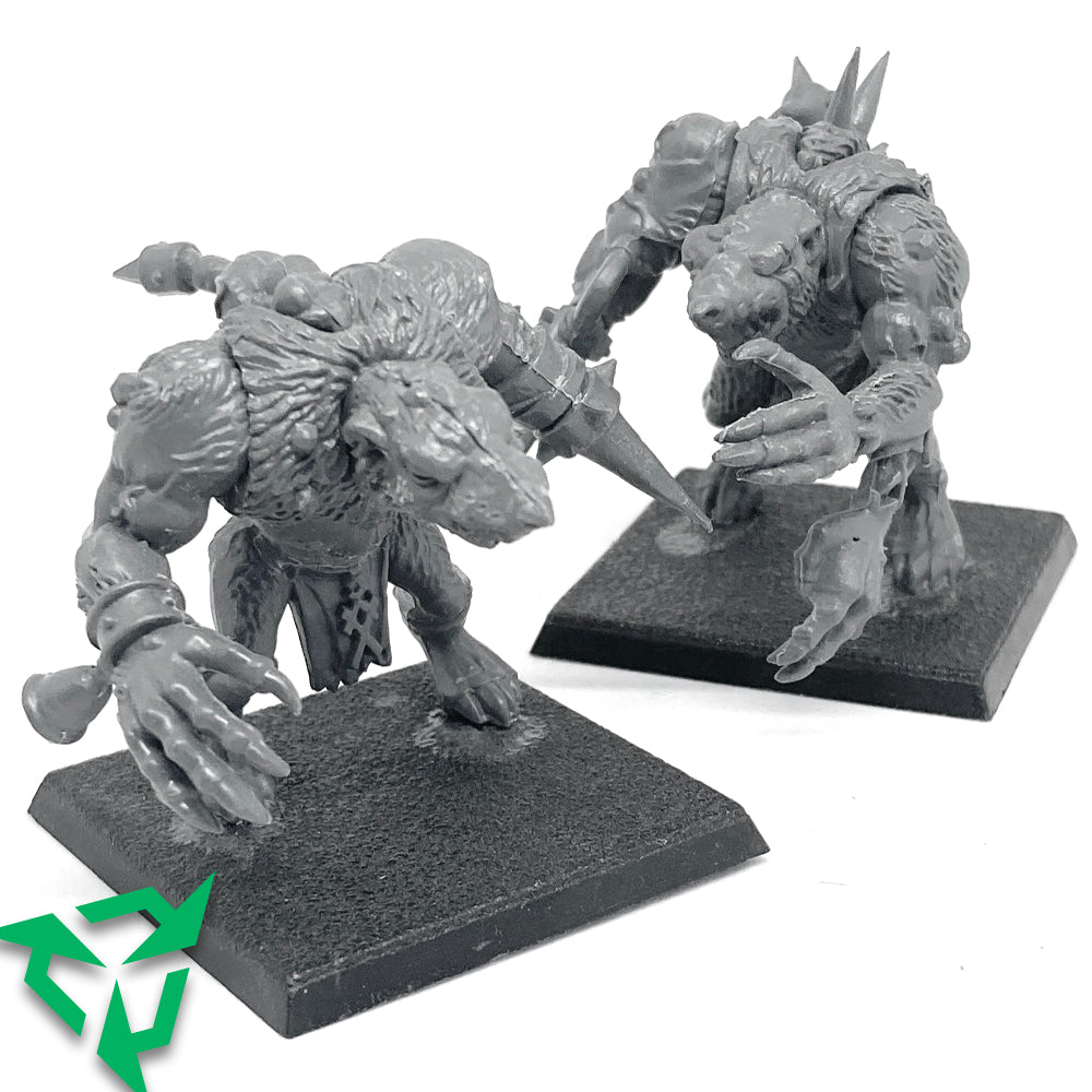 2x Skaven Rat Ogors - Assembled (Trade In)