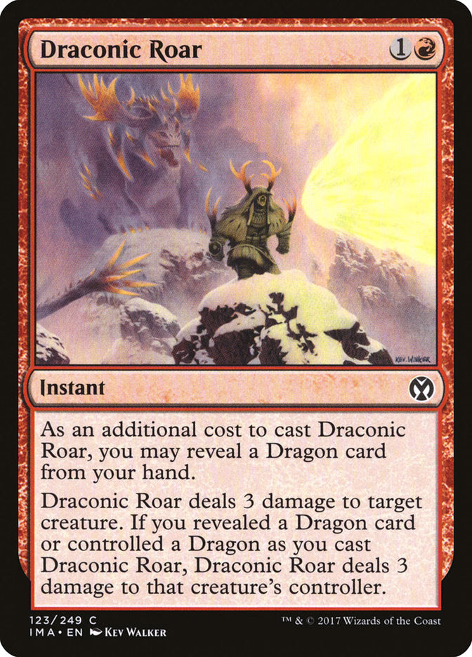 Draconic Roar - Iconic Masters #123