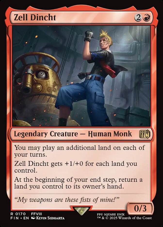 Zell Dincht Final Fantasy #170