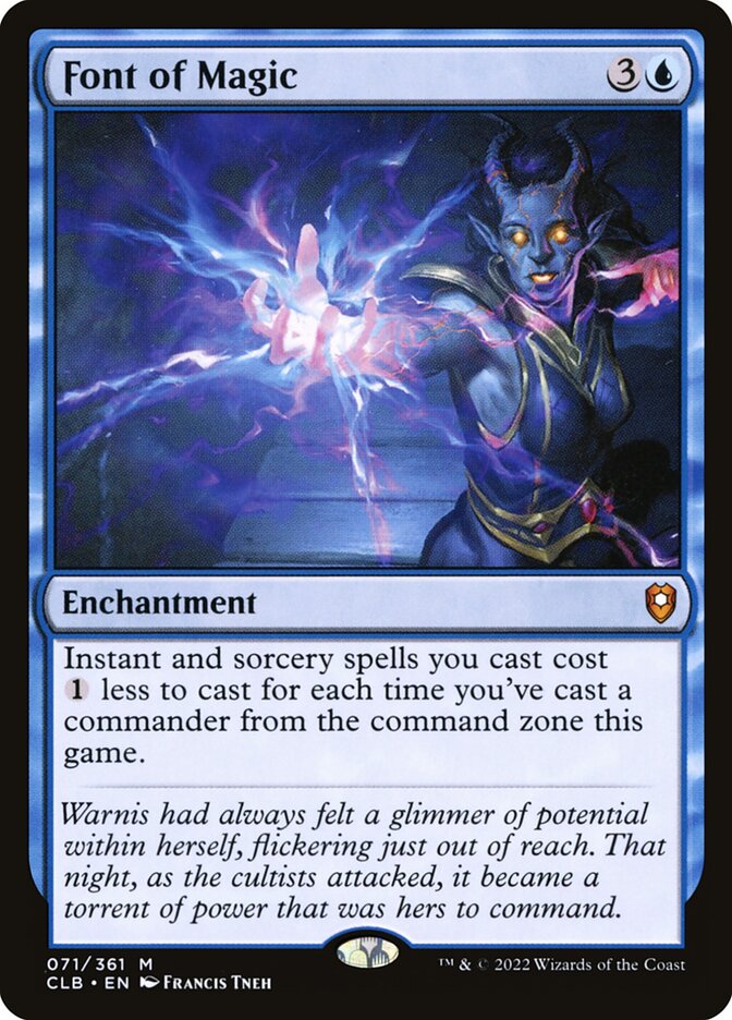 Font of Magic - Commander Legends #071 Card Front