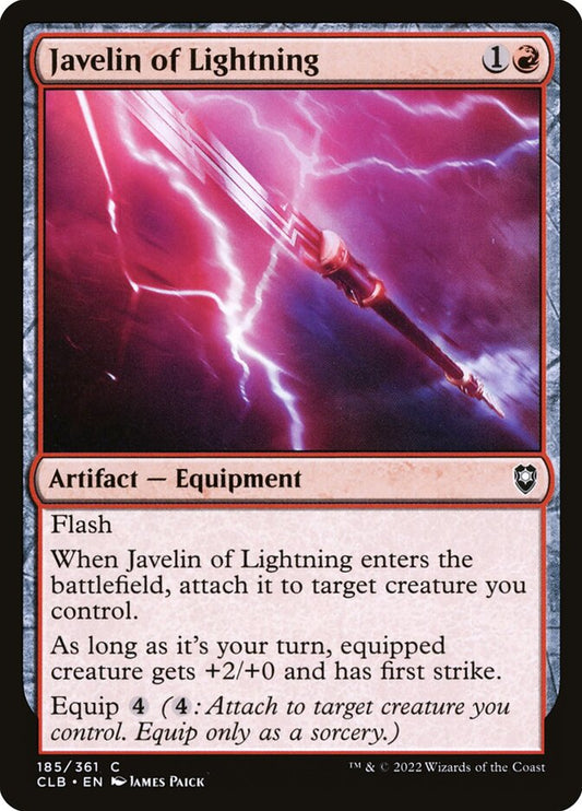 Javelin of Lightning - Commander...