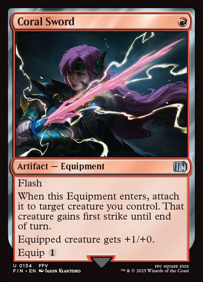 Coral Sword Final Fantasy #134