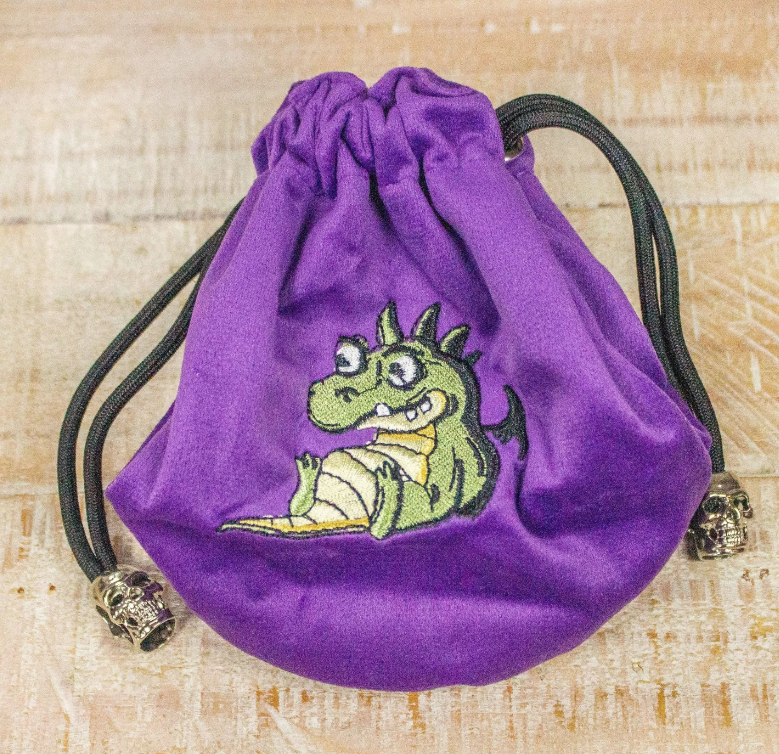 Purple Mini Dice Pouch - Mystery Dice Goblin