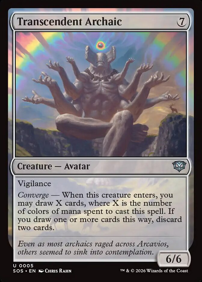 Transcendent Archaic Secrets of Strixhaven #005Card Front