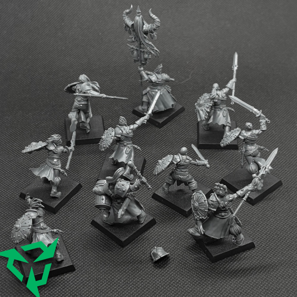 Rear View Chaos Marauders Assembled Unit