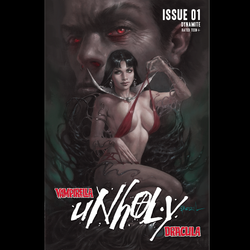 Vampirella Dracula Unholy #1 by Dynamite Comics written by Christopher Priest with Lucio Parrillo Cover A.