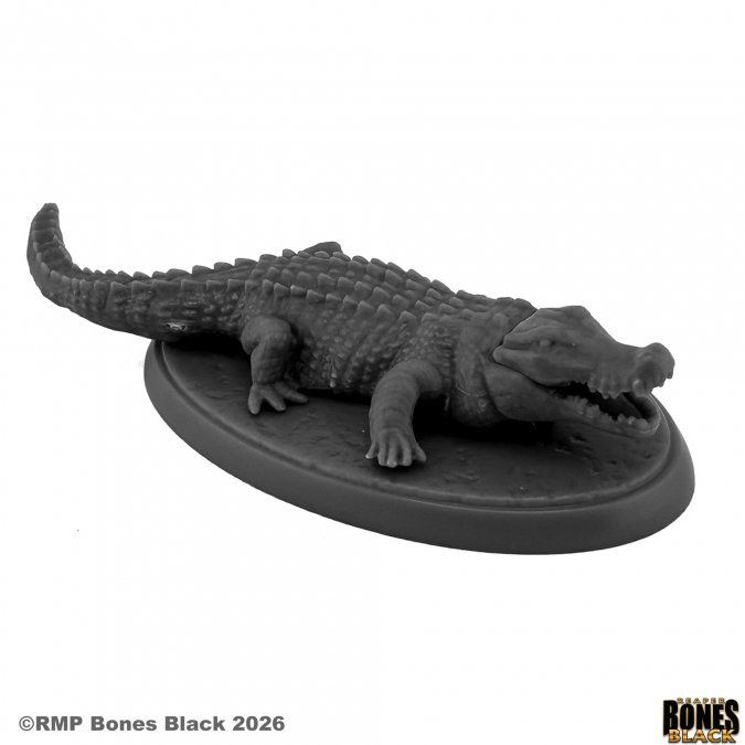 44357 Maru Crocodile - Reaper Bones Black