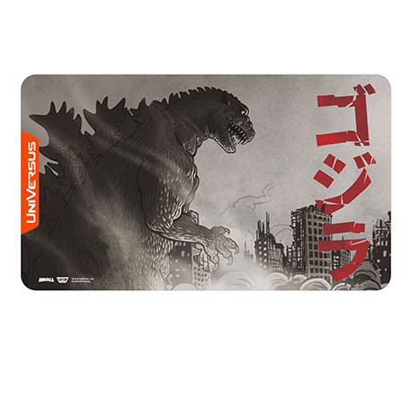 Gaming mat with Godzilla design ...