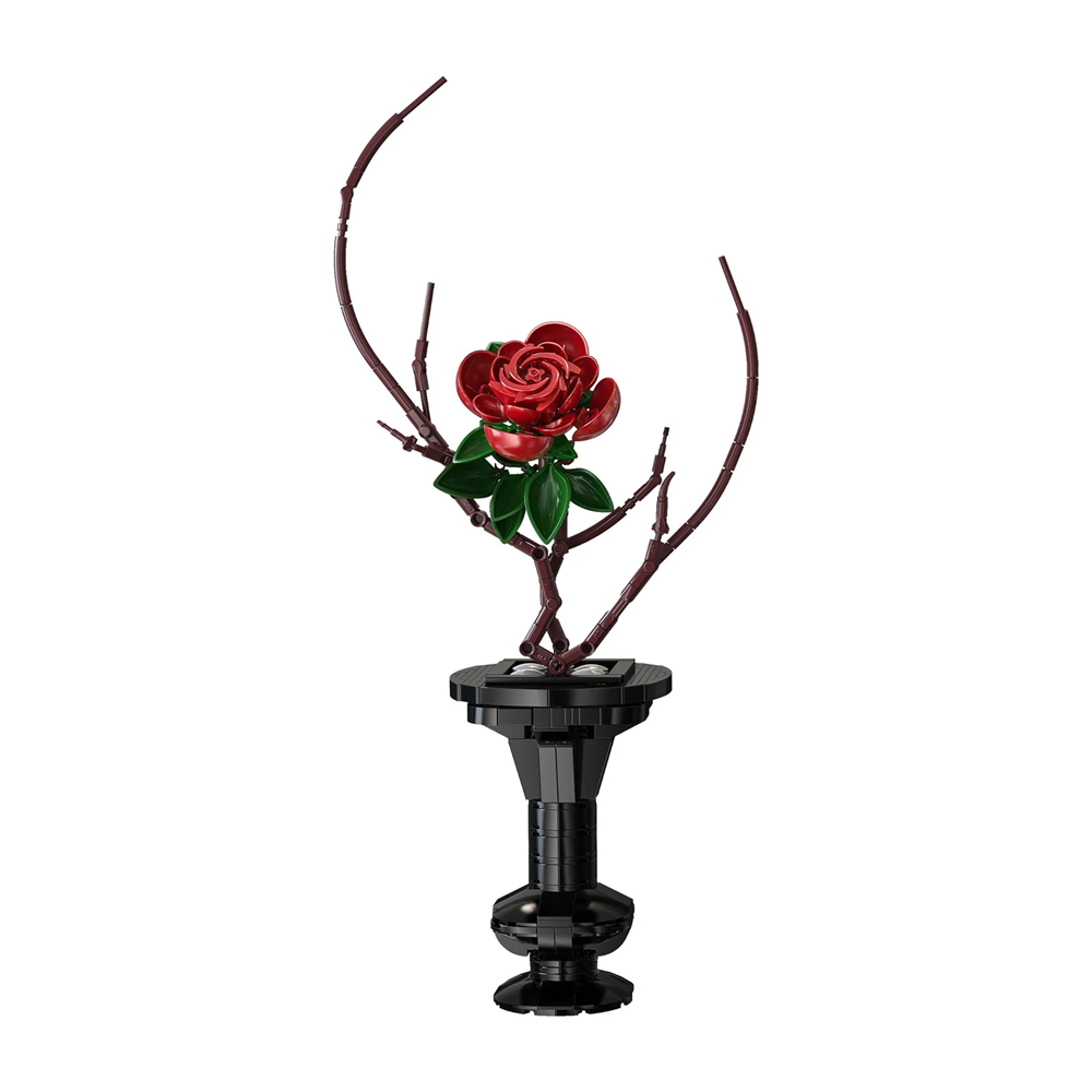 CaDA Rouge Dawn Artizan Eastern Floral Art - Building Brick Kit