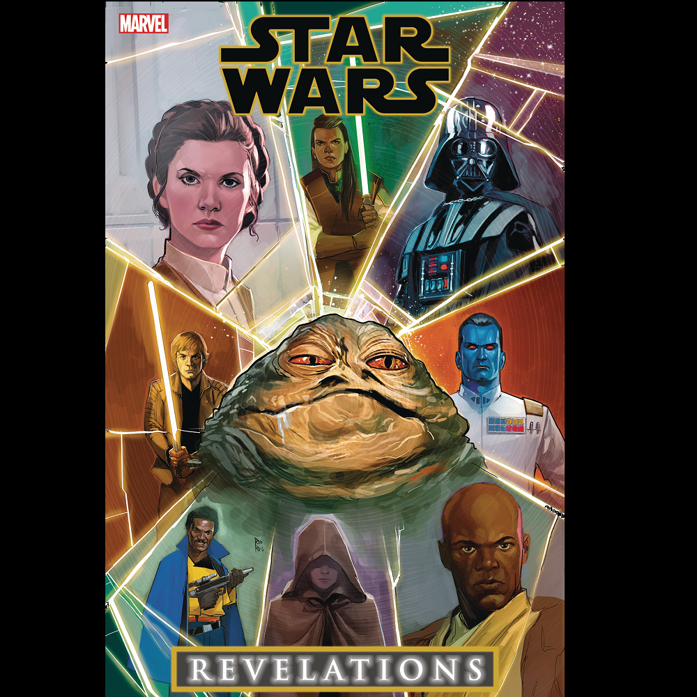 Star Wars Revelations #1 from Marvel Comics written by Ethan Sacks, Greg Pak, Marc Bernadin, Cavan Scott with art by David Baldeon, Salvador Larroca, Marika Cresta and Chris Cross.