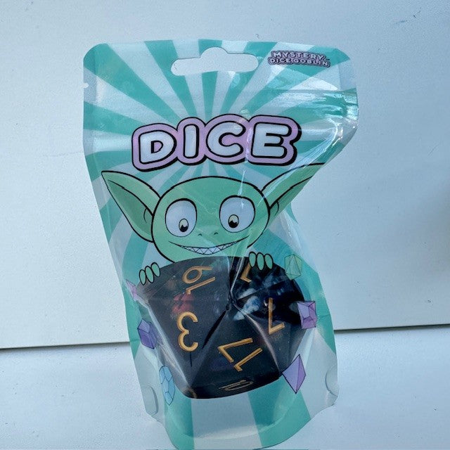 Liquid Core Multi Eyes Jumbo D20 - Mystery Dice Goblin