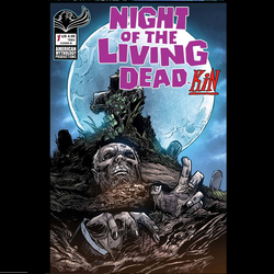 Night Of The Living Dead Kin #1 Cover B from American Mythology Productions by S A Check, James Kuhoric with art by Giancarlo Caracuzzo and cover art B.