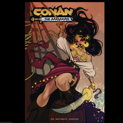 Conan the Barbarian #8 from Titan Comics by Jim Zub with art by Doug Braithwaite.