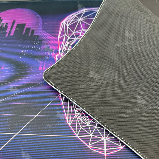 Retrowave Swamp playmat by 1UP D...