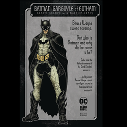 Batman Gargoyle Of Gotham #1 Second Printing from DC  Black Label, by Rafael Grampa and Matheus Lopes.