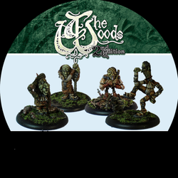 Tyrants from the Tor by Oakbound Studio. A set of four lead pewter miniatures representing a band of spriggans