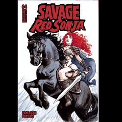 Savage Red Sonja #4 by Dynamite Comics.