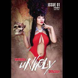Vampirella Dracula Unholy #1 by Dynamite Comics written by Christopher Priest with Cover F.